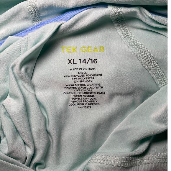 Tek Gear - XL Light Green Long Sleeve Workout Shirt - NWT - Picture 8 of 9